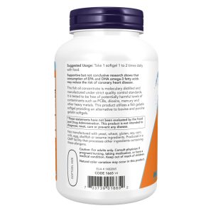 Ultra Omega-3 FO 500/250 Fish Gelatin - 180 Softgels фото3