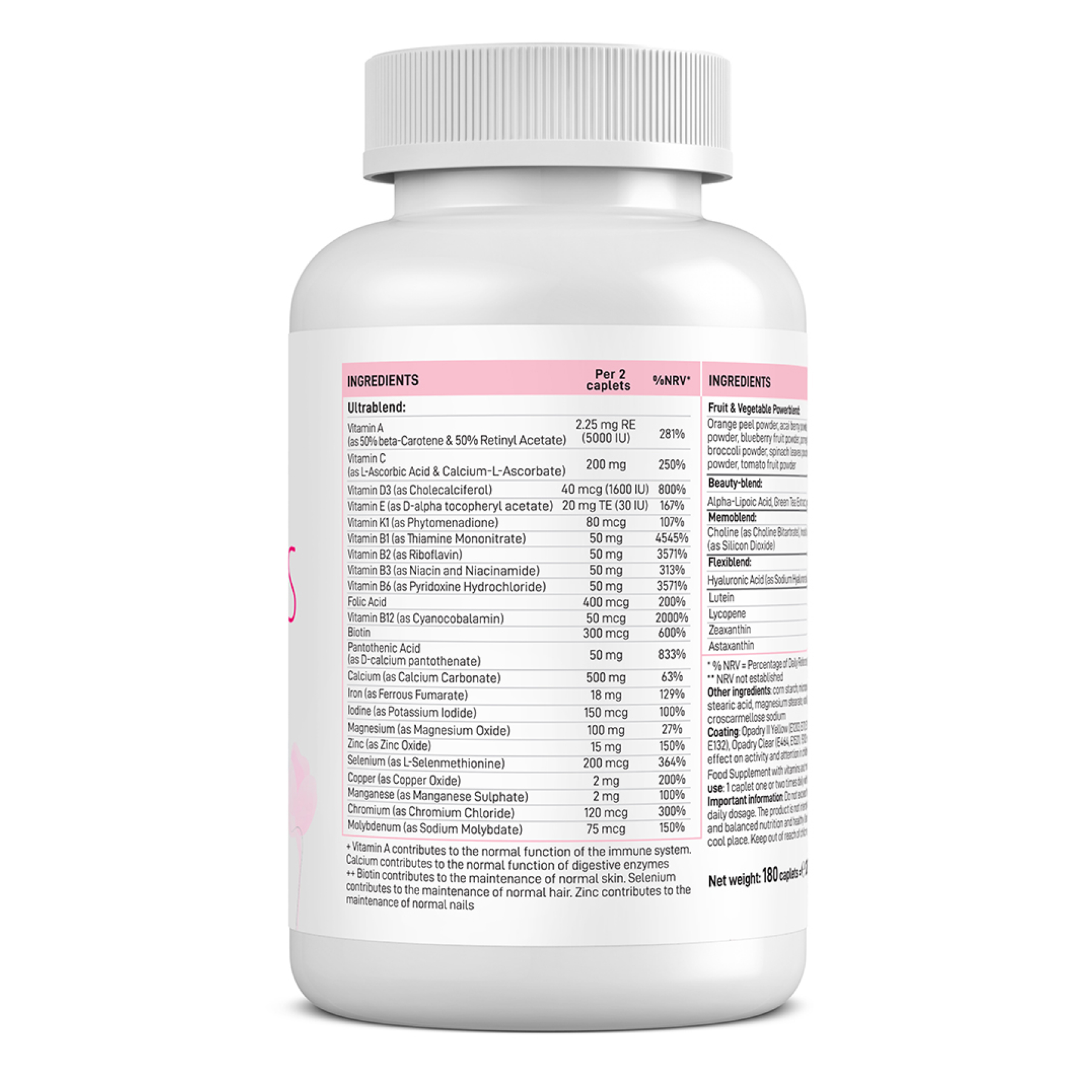 Ultra Women Multivitamin - 180 caps фото2