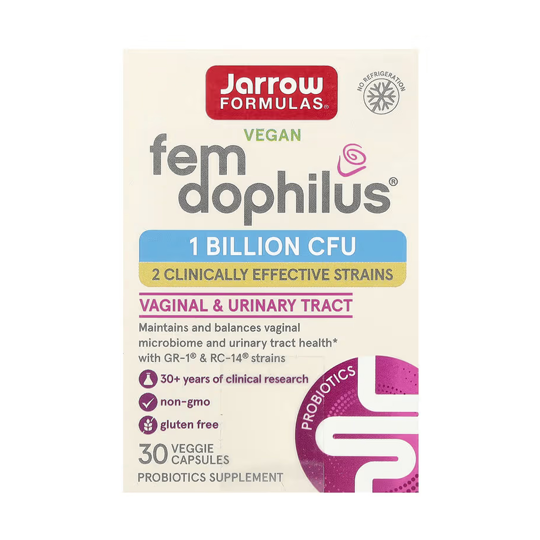 Vegan Fem Dophilus® 1 Billion Cfu - 30 vcaps фото1