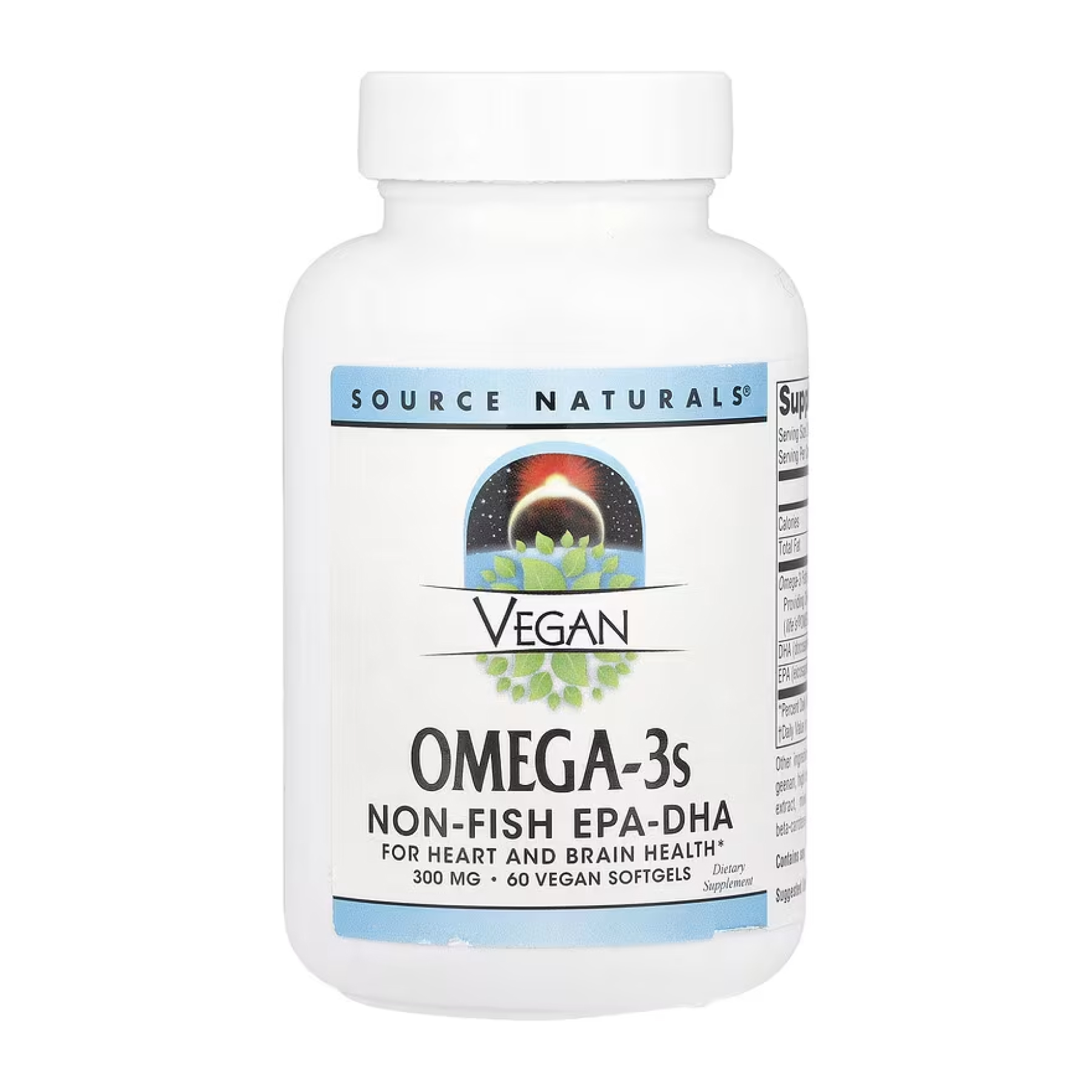 Vegan Omega-3s EPA-DHA 300mg - 60 softgels фото1