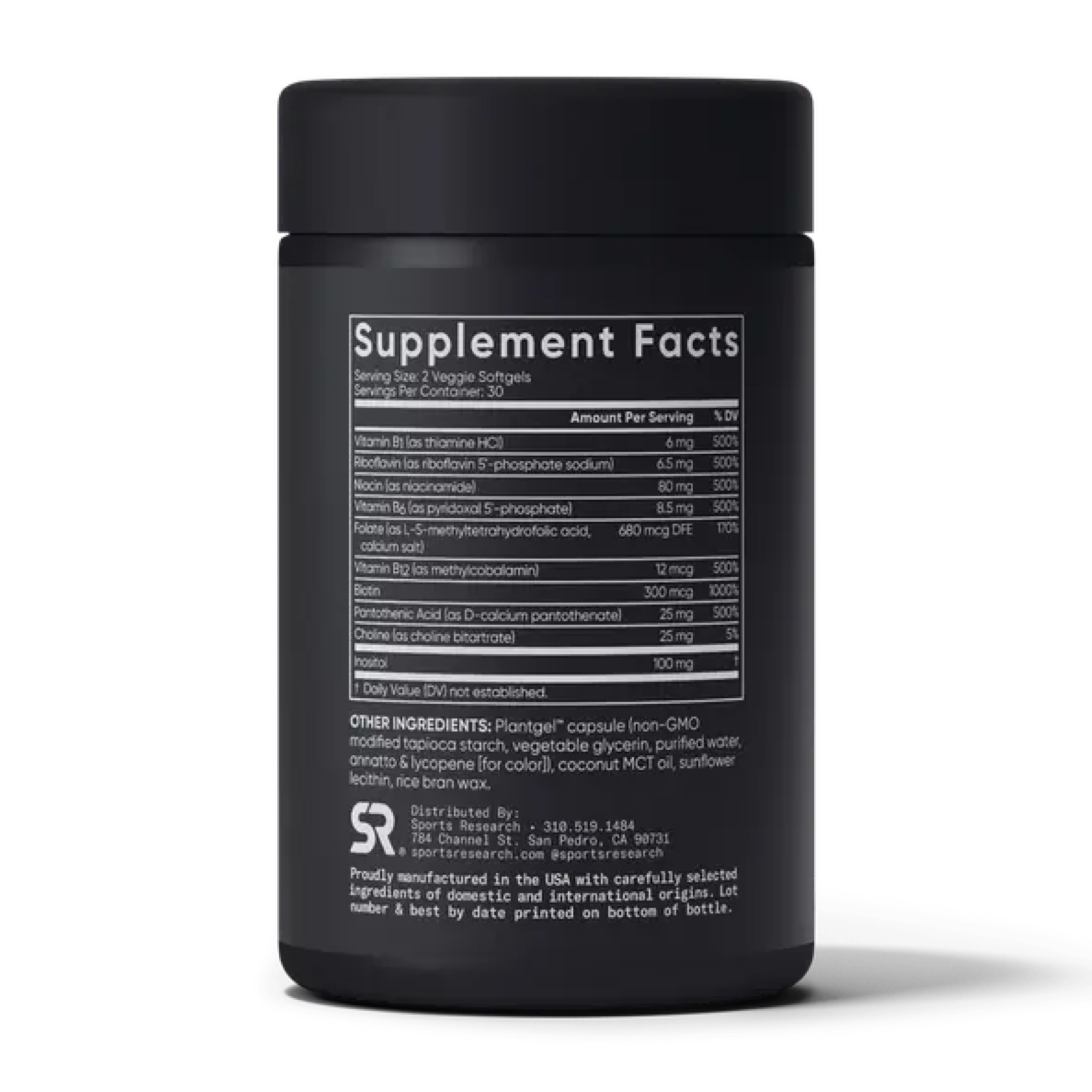 Vitamin B-Complex - 60 softgels фото2