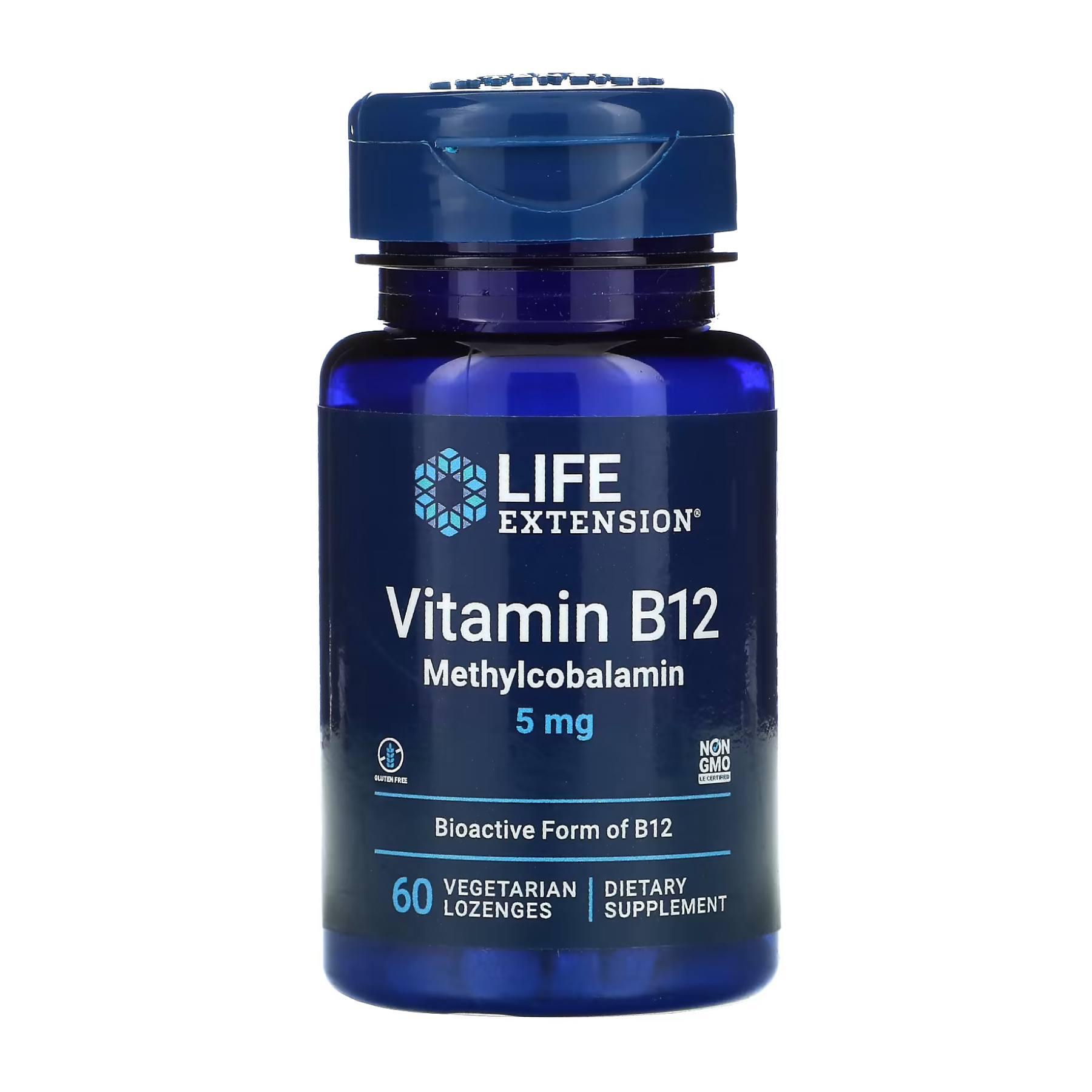 Vitamin B12 Methylcobalamin 5 mg - 60 vcaps фото1