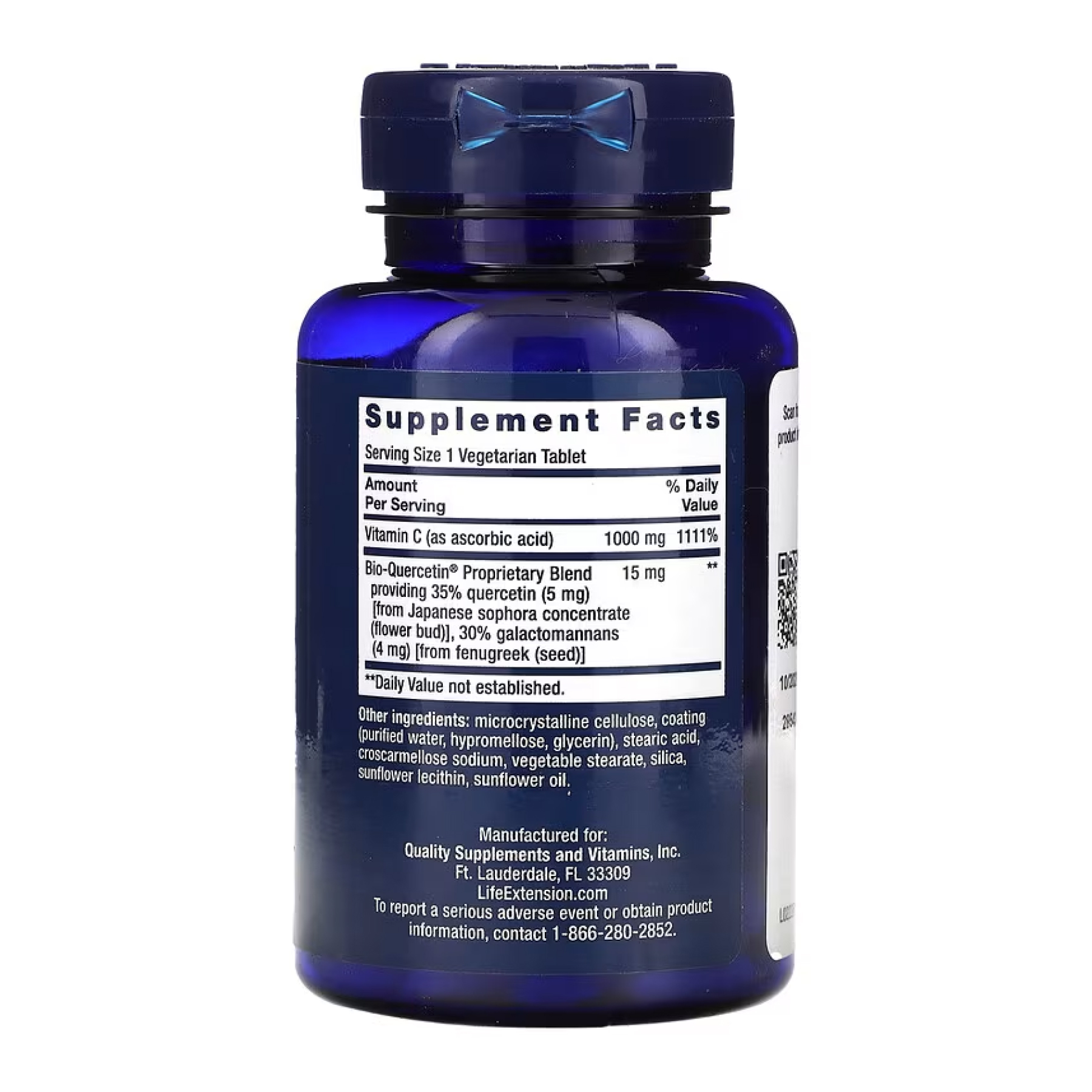 Vitamin C & Bio-Quercetin Phytosome - 60 vcaps фото2