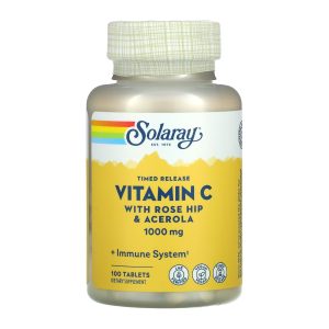 Vitamin C with Rose Hips & Ace 1000mg - 100 tabs фото1