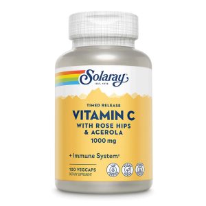 Vitamin C with Rose Hips & Acerola 1000mg - 100 vcaps фото1