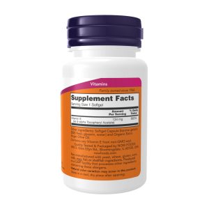 Vitamin E-200 D-Alpha Tocopheryl - 100 softgels фото2