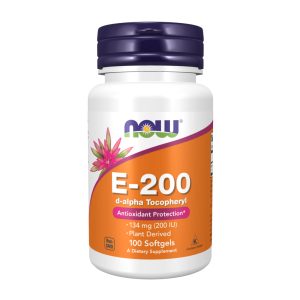 Vitamin E-200 D-Alpha Tocopheryl - 100 softgels фото1