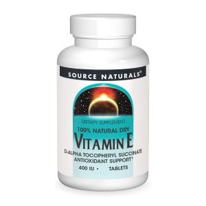 Vitamin E 400 IU D-Alpha Tocopherol - 100 tabs фото1