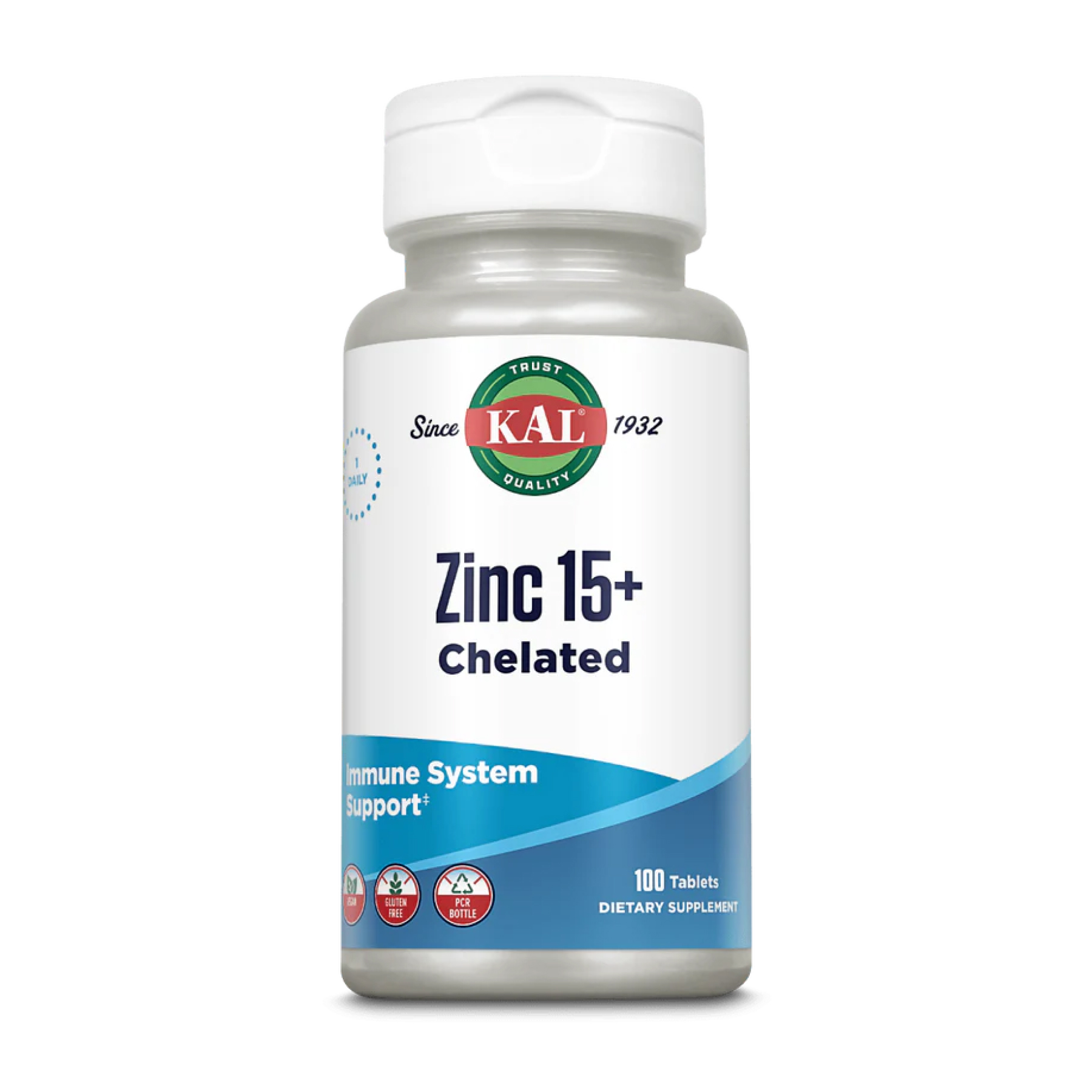 Zinc 15+ Chelated - 100 tabs фото1
