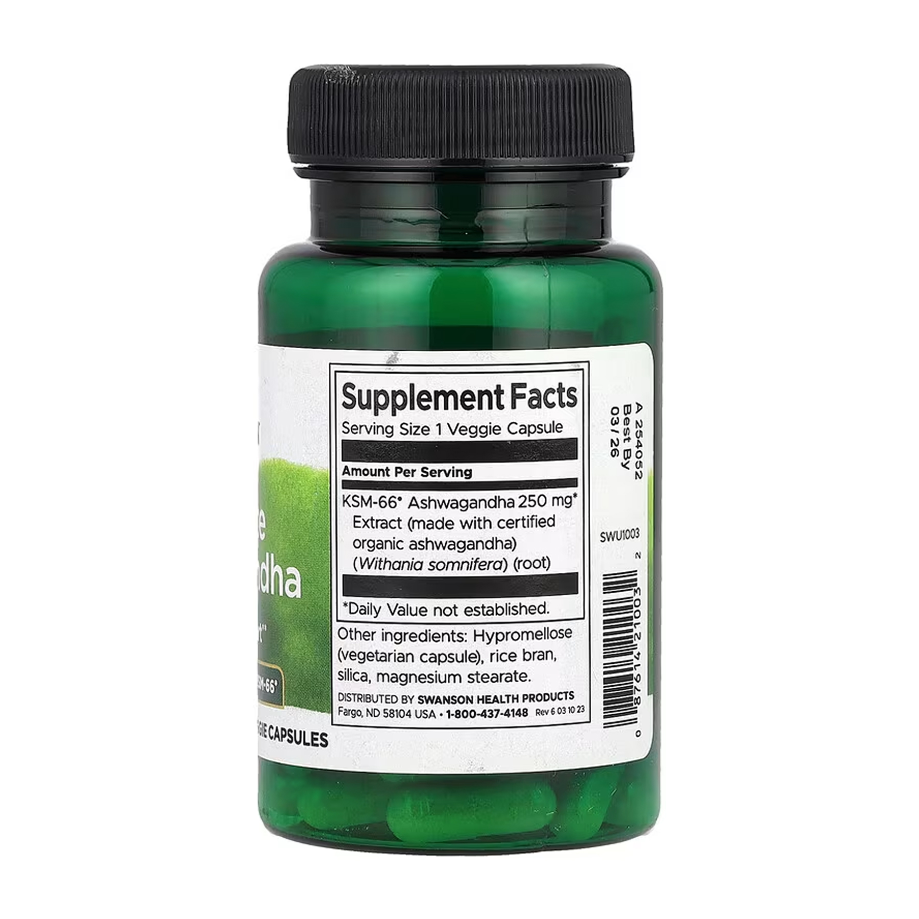 Ultimate Ashwagandha 250 mg - 60veg caps фото2
