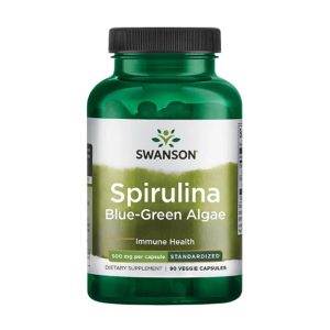 Spirulina Blue-Green Alhae 500mg - 90veg caps фото1