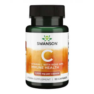 Vitamin C Rose Hips 1000mg - 30caps фото1