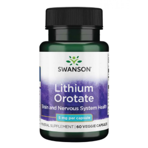 Lithium Orotate 5mg - 60veg caps фото1