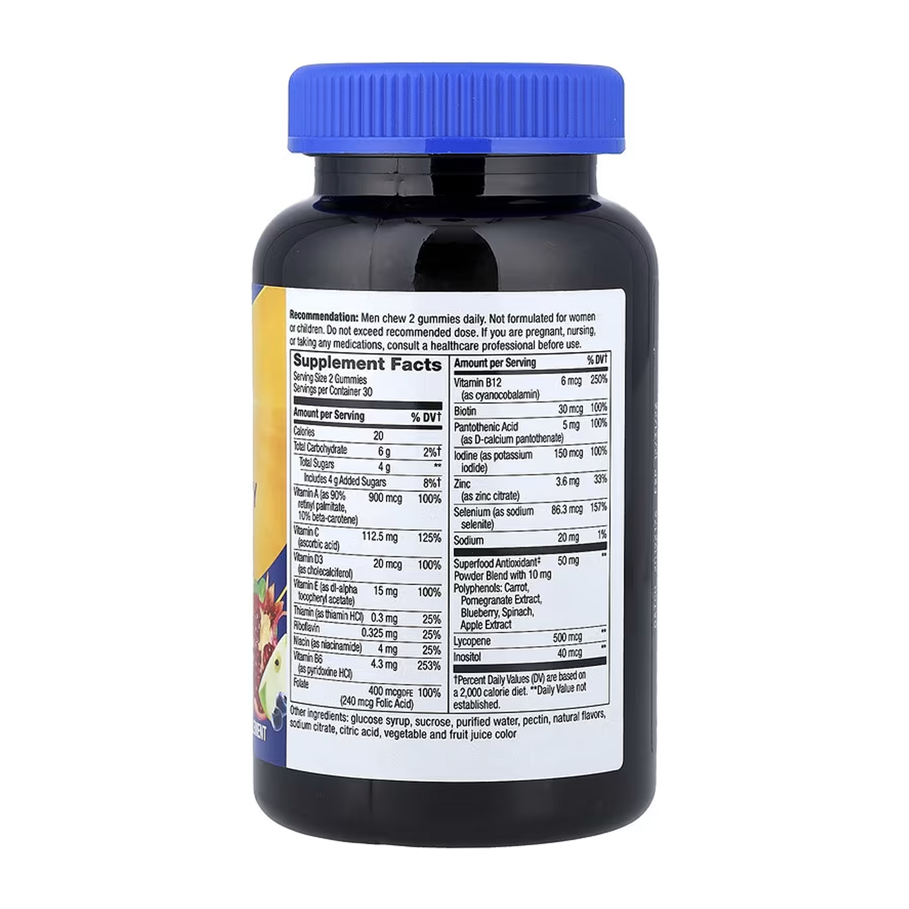 Men's Multivitamin - 60 gummies фото2