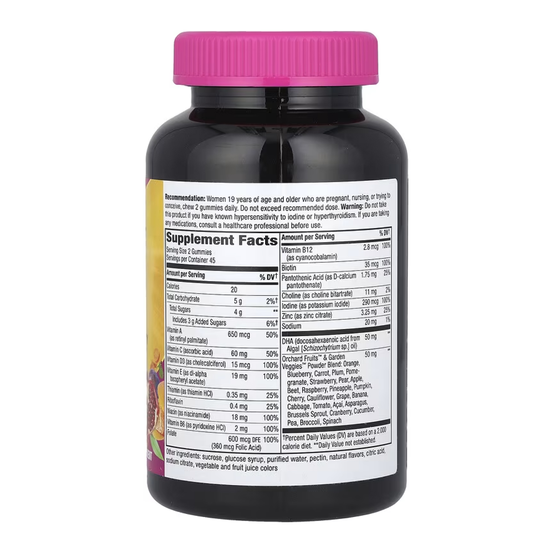 Prenatal Multivitamin - 90 gummies фото2