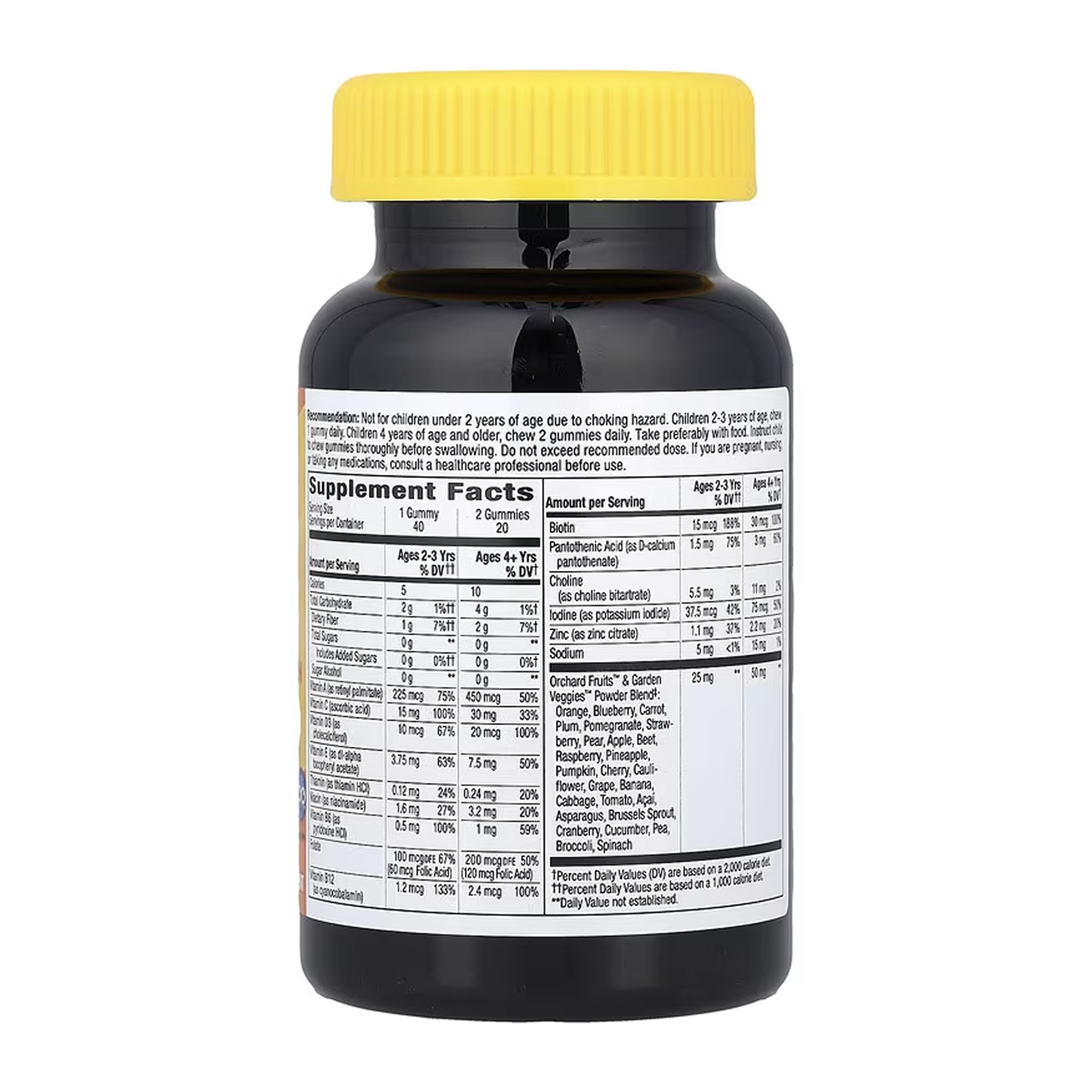 Alive! Children's Gummy Multivitamin Zero Sugar - 40 gummies фото2