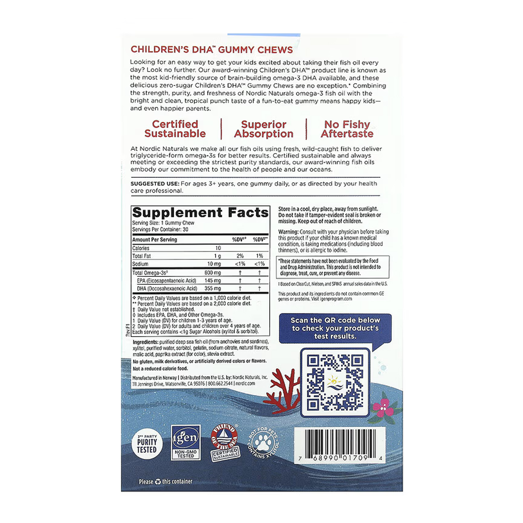 Children's DHA - 30 Gummies фото2