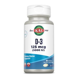 D-3 5000 IU 125mcg - 90 Softgel фото1