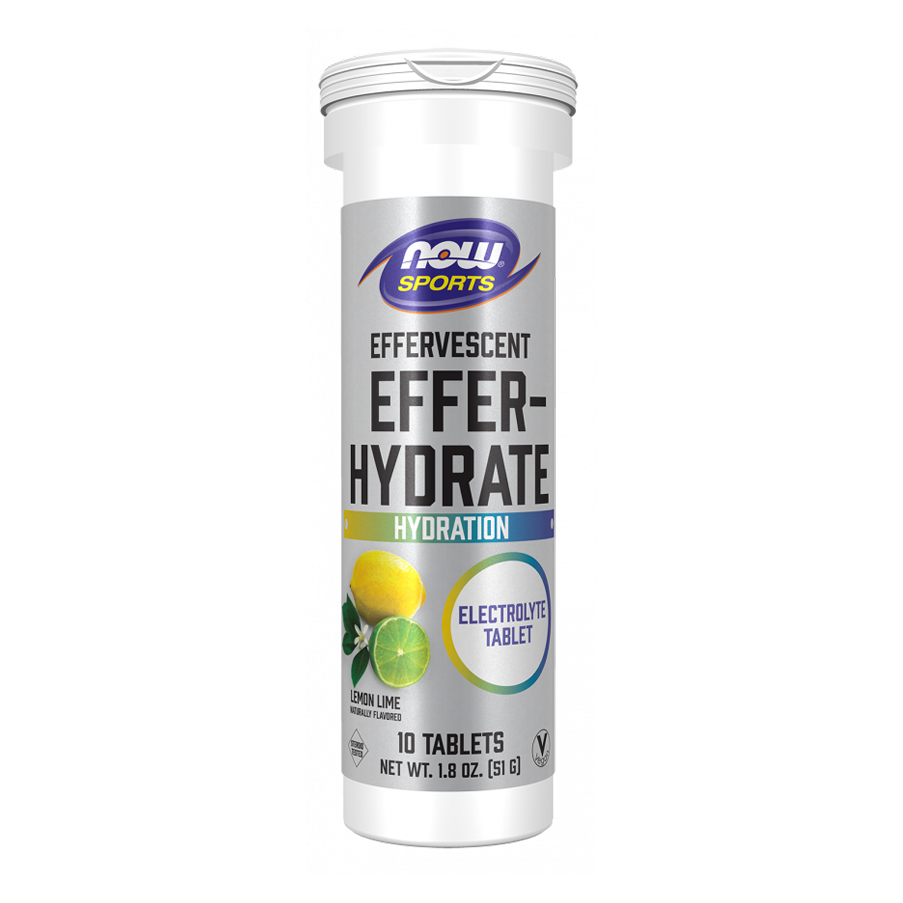 Effer-Hydrate Effervescent - 10 tabs Lemon Lime фото1