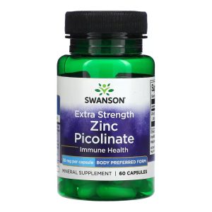 Extra Strength Zinc Picolinate Body Preferred Form 50mg - 60 caps фото1