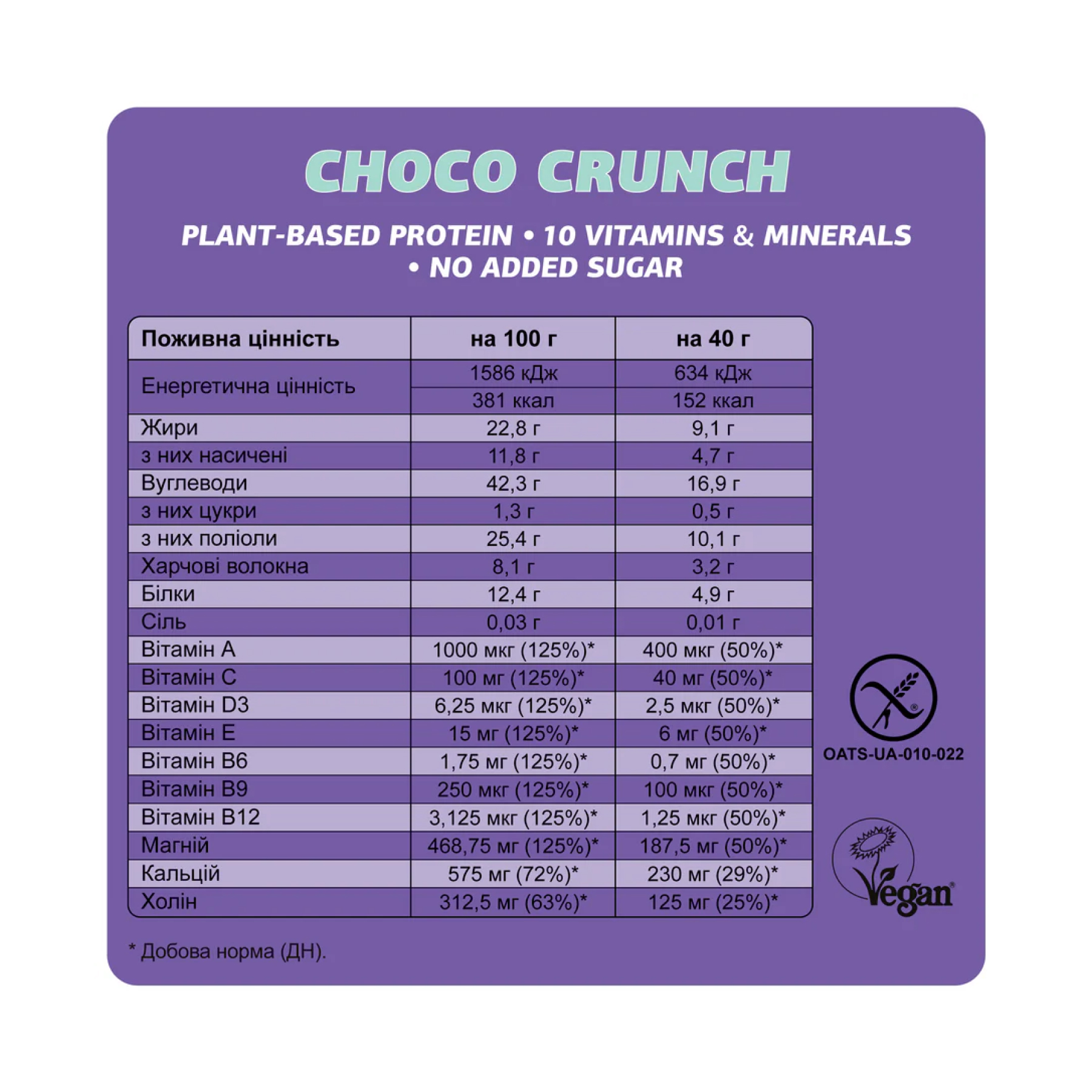 Fizi Mood Booster - 12x40g Choco Crunch фото3