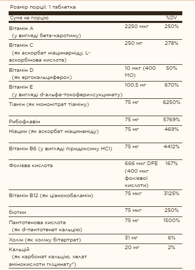 Formula VM-75® - 60 tabs фото2