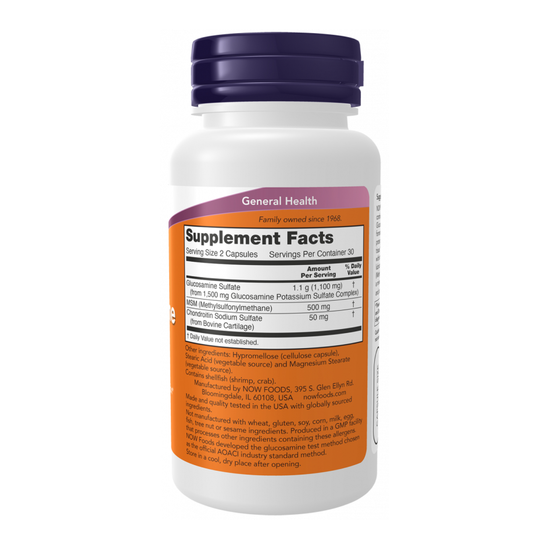 Glucosamine & MSM - 60 caps фото2