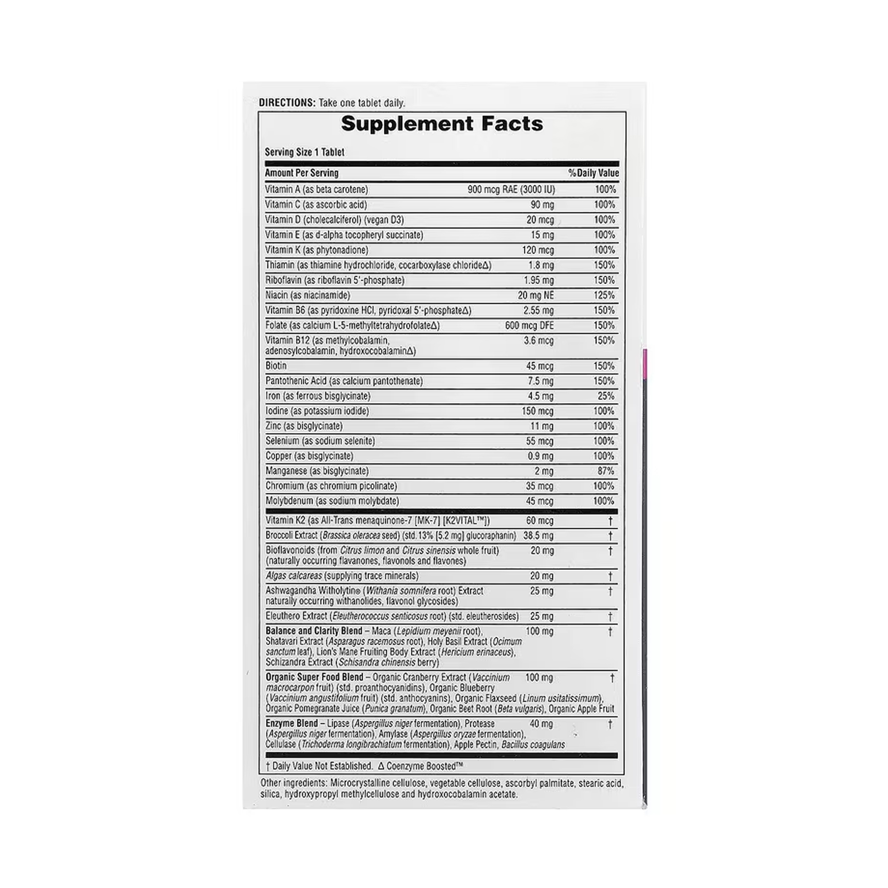 Her Journey Once Daily Multi - 30 tabs фото2