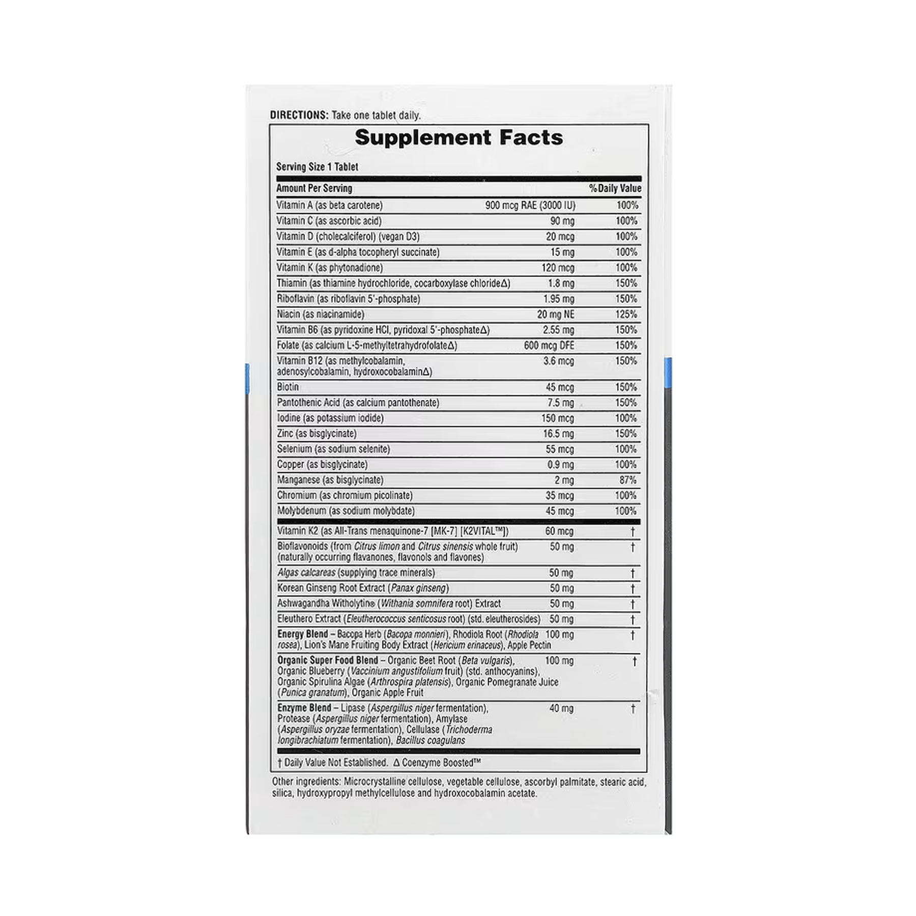 His Journey Once Daily Multi - 30 tabs фото2
