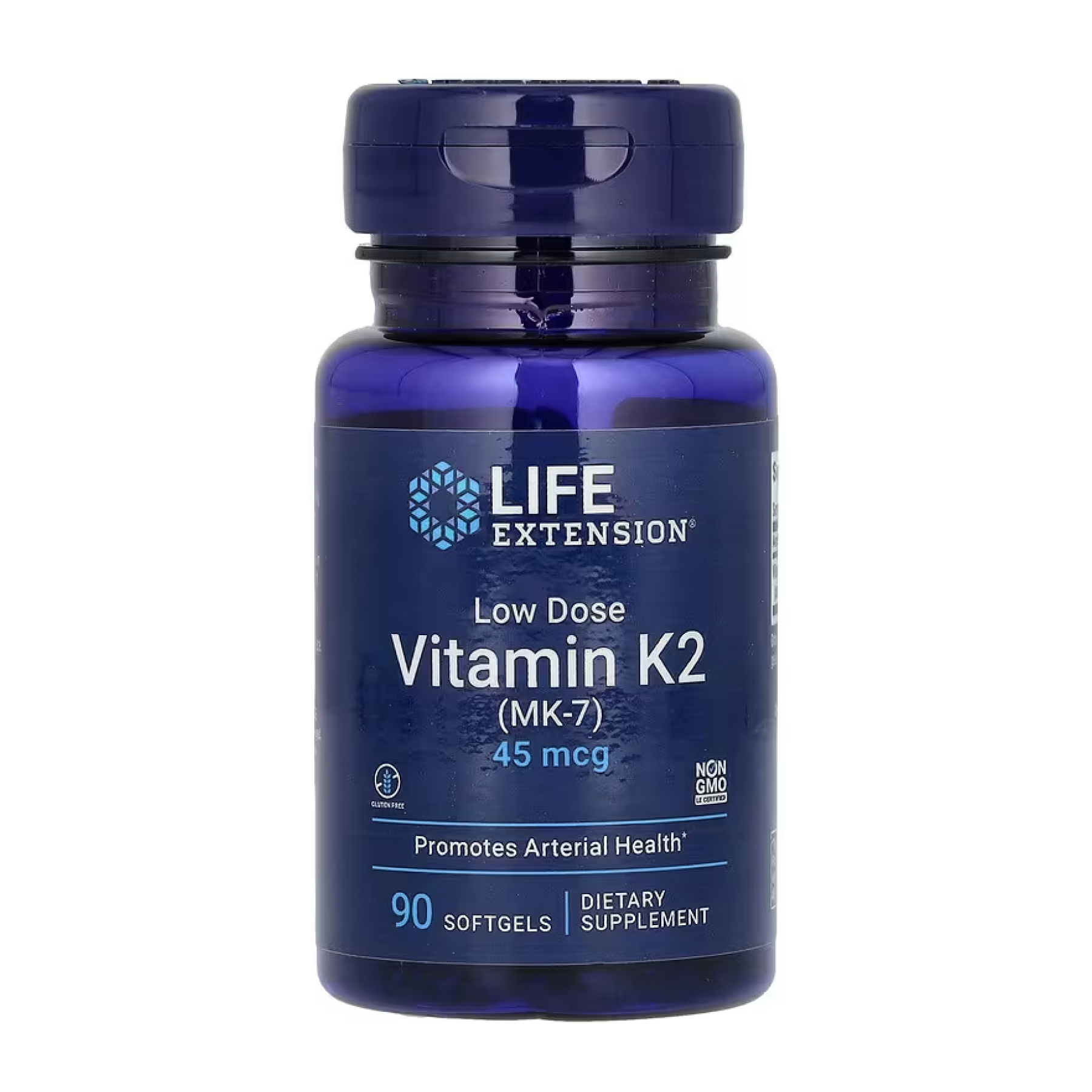 Low Dose Vitamin K2 45 mcg - 90 softgels фото1