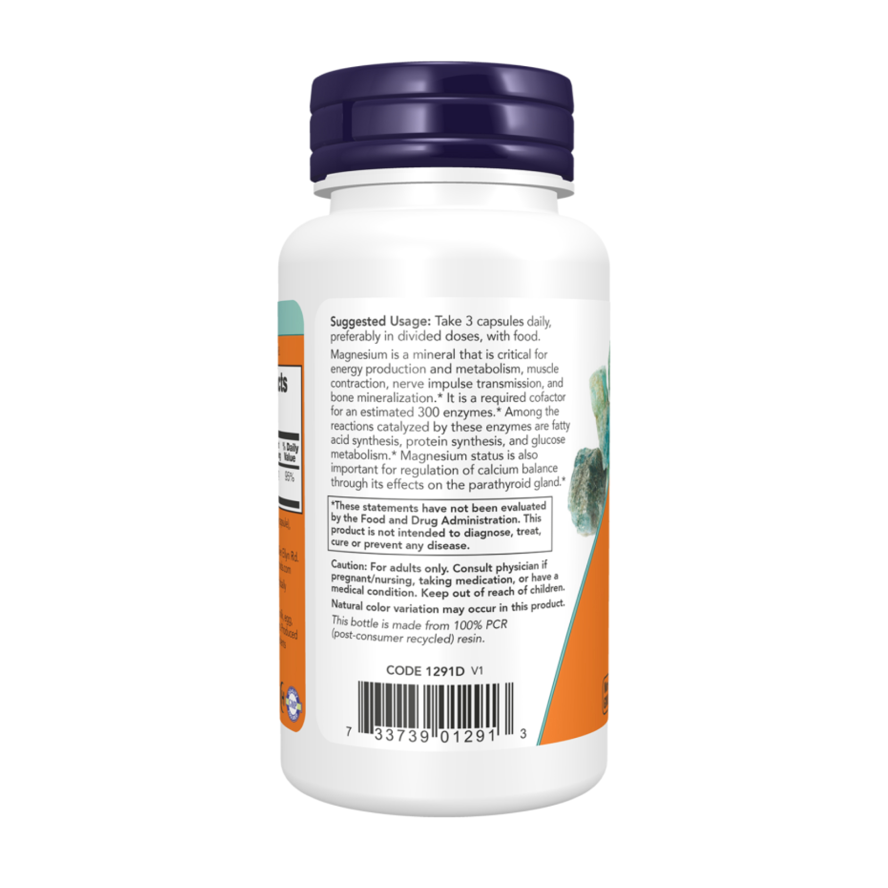 Magnesium Citrate - 60 vcaps фото3