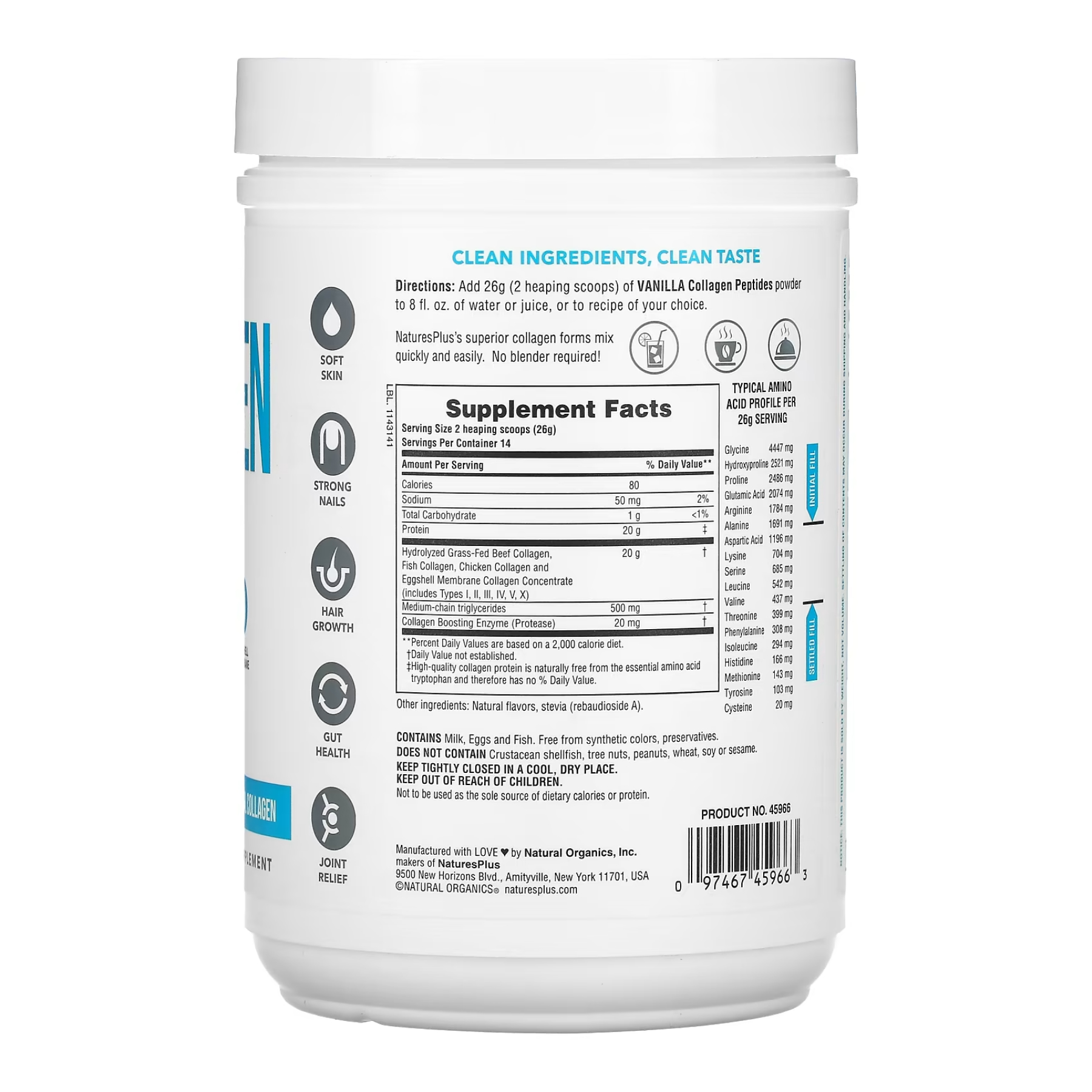 Collagen Peptides - 364g Vanilla фото2