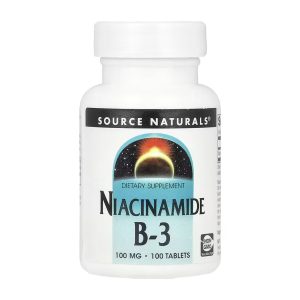 Niacinamide B-3 100 mg - 100 tabs фото1