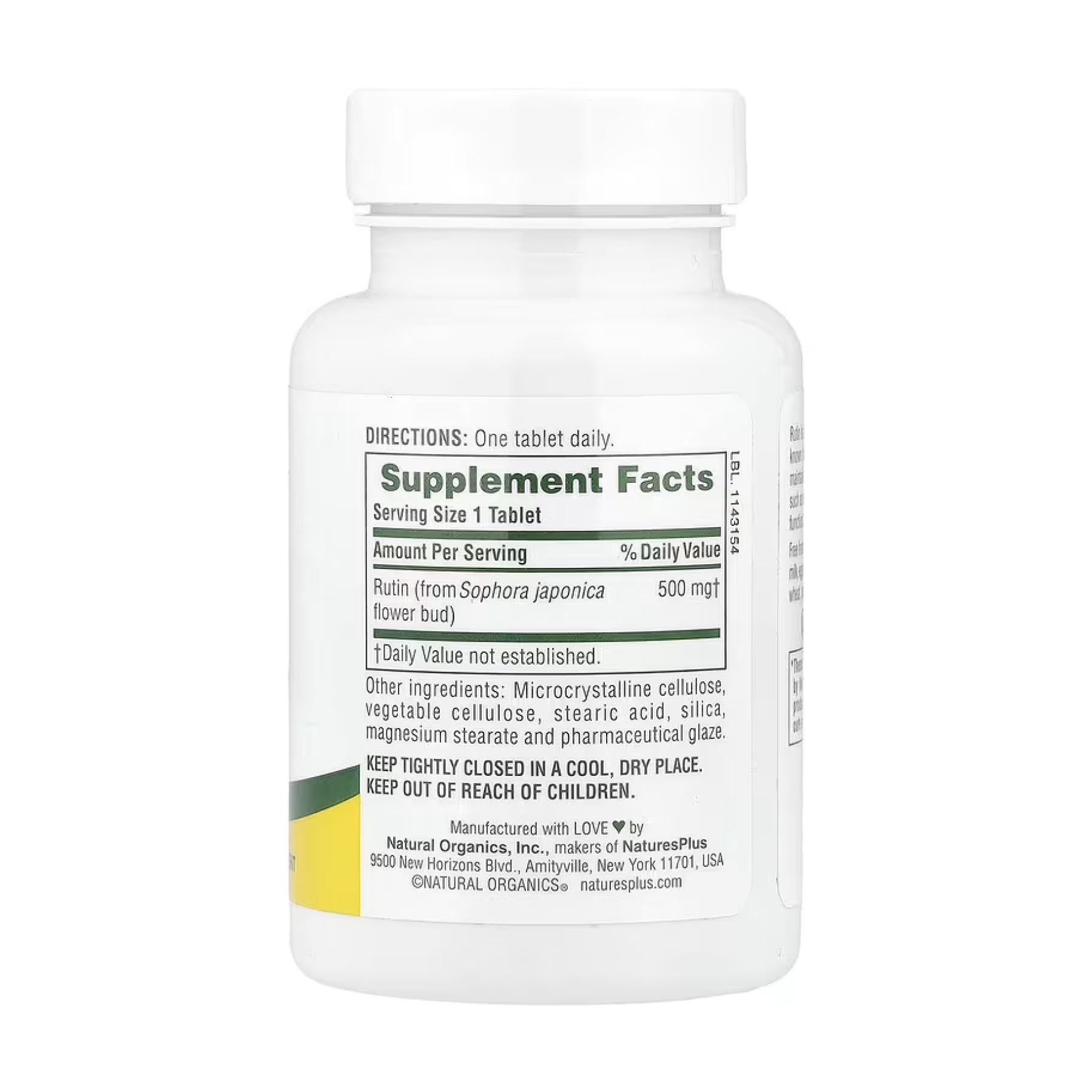 Rutin 500mg - 60 tabs фото2