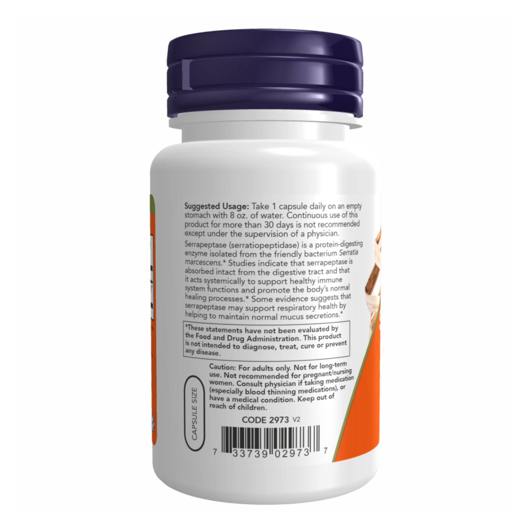 Serrapeptase 60,000 Units - 60 vcaps фото3