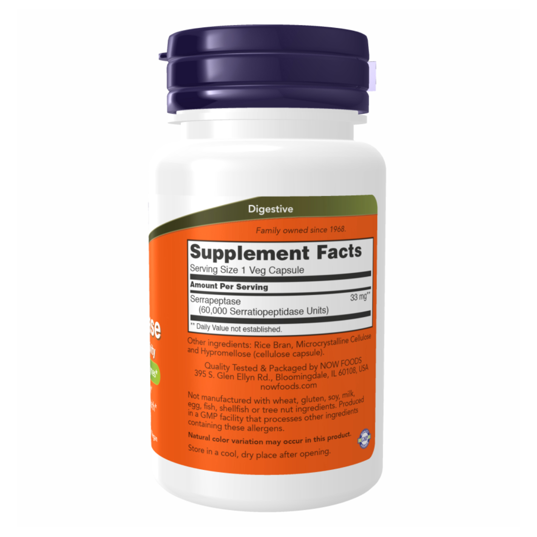 Serrapeptase 60,000 Units - 60 vcaps фото2