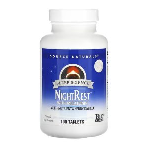 Sleep Science® NightRest™ with Melatonin - 100 tabs фото1