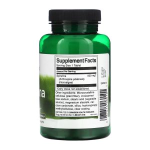 Spirulina 500mg - 180 tabs фото2