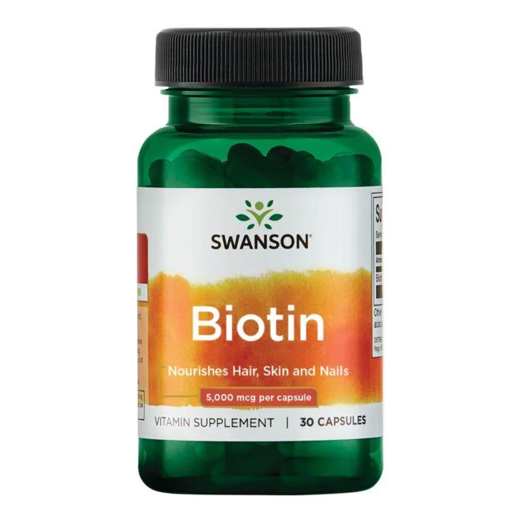 Biotin 5000mcg - 30 caps фото1