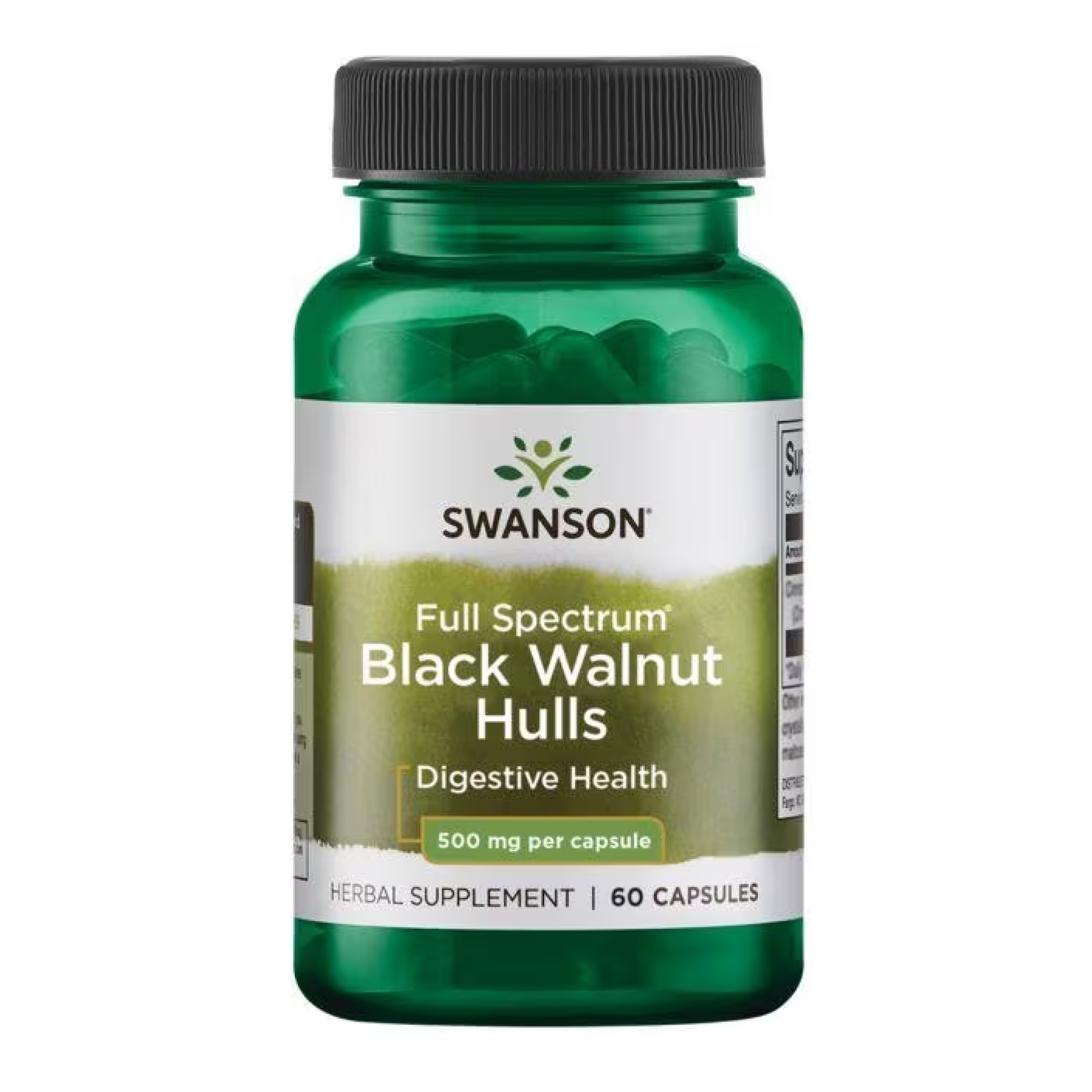 Black Walnut Hulls 500mg - 60caps фото1