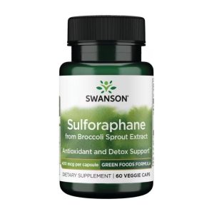 Sulforaphane from Broccoli Sprout Extract 400 mcg - 60veg caps фото1
