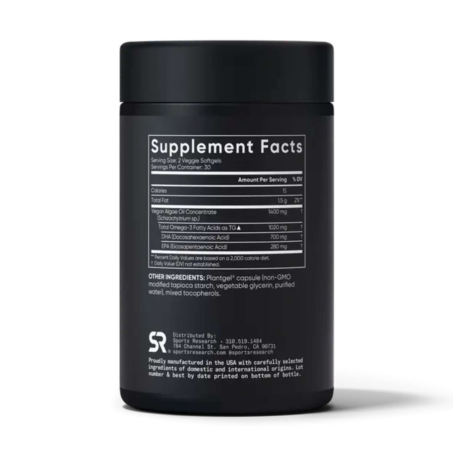 Vegan Omega-3 1400mg - 60 softgels фото2