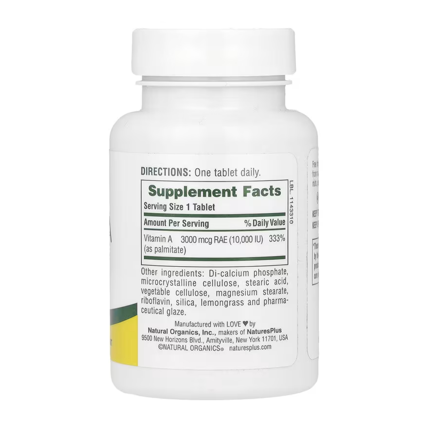 VIT A 10,000 IU Water-Dispersible - 90 tabs фото2