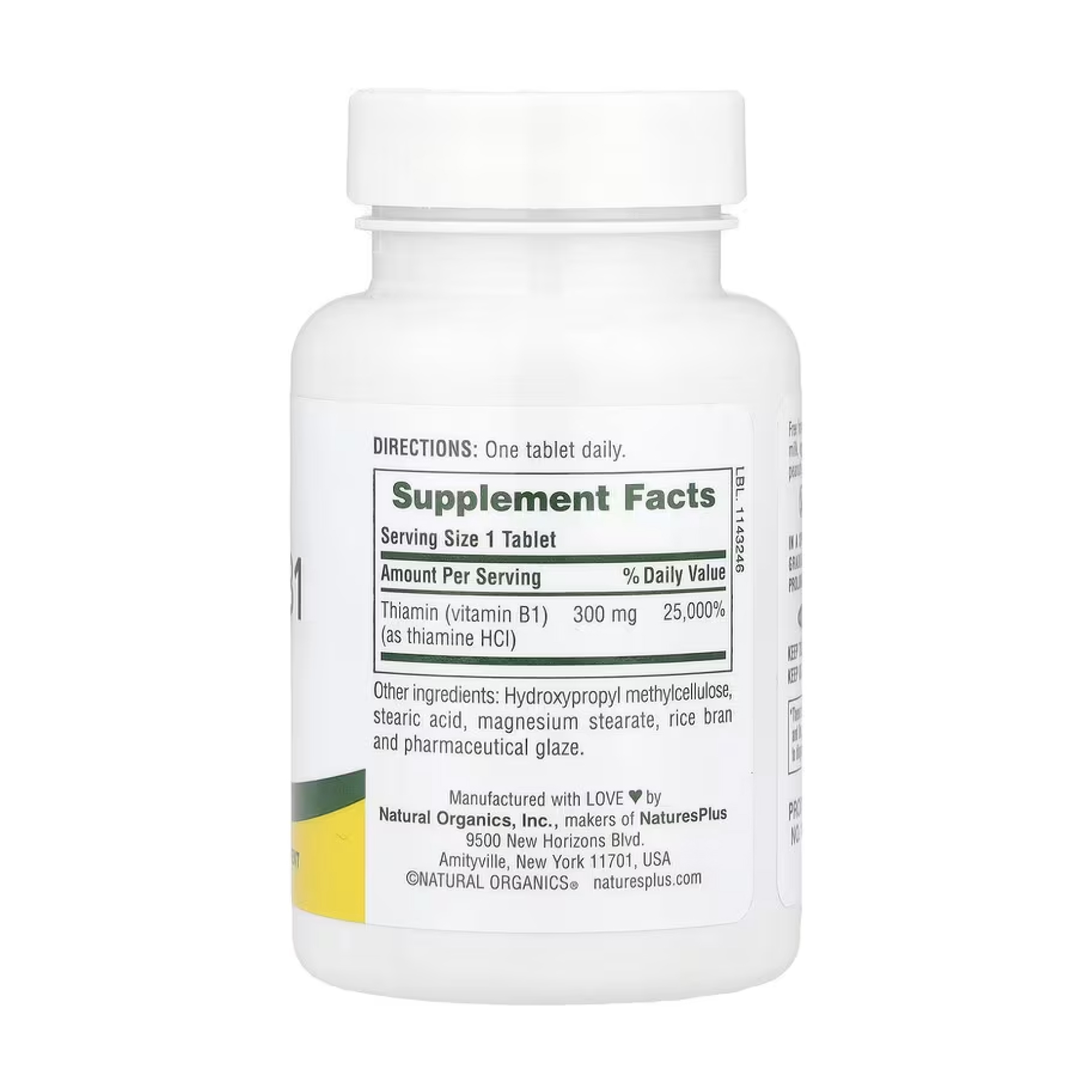 Vitamin B-1 300mg - 90 tabs фото2