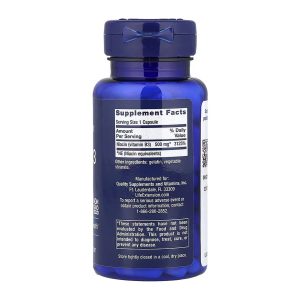 Vitamin B3 Niacin 500 mg - 100 caps фото2