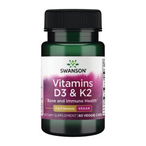 Vitamins D3 & K2 2000 Iu & 75mcg - 60 vcaps фото1