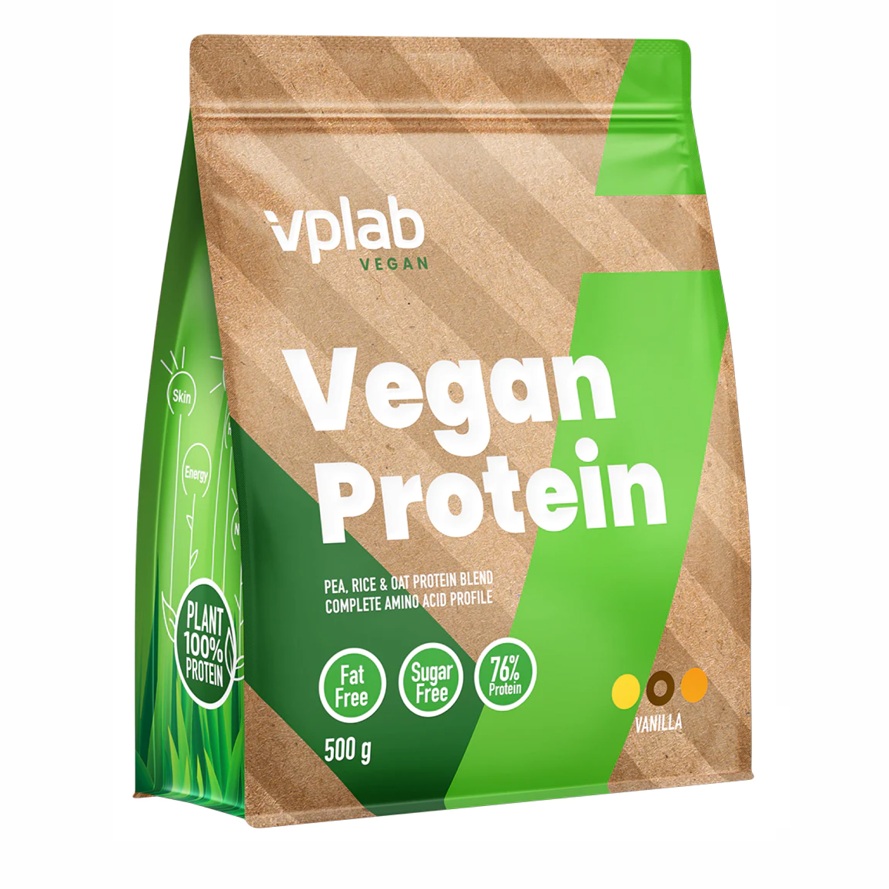 Vegan Protein - 500g Vanilla фото1