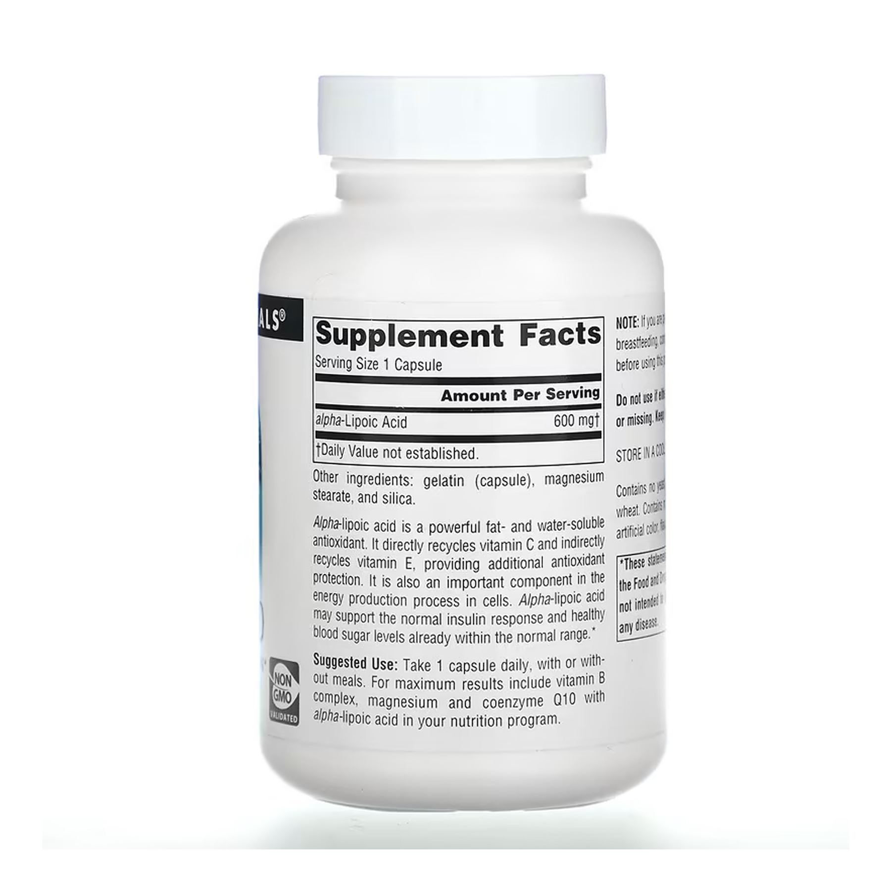 Alpha Lipoic Acid 600mg - 60 caps фото2