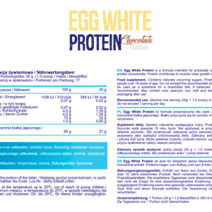 Egg White Protein - 510g Chocolate фото2