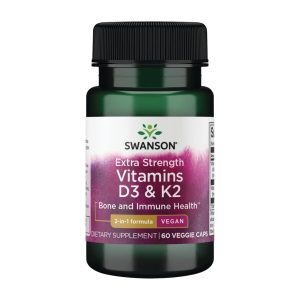 Extra Strength D3 & K2 5000 Iu & 100mcg - 60 vcaps фото1